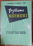 Probleme de matematici / I. Sager, M. Ghermanescu, Tr. Angelescu