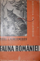 FAUNA ROMANIEI - PROF . I . SIMIONESCU foto