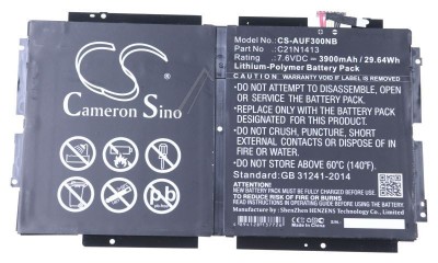 7,6V-3900MAH AKKU ALTERNATIV F&amp;Uuml;R TRANSFORMER BOOK T300FA COM foto