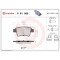 Placute frana Citroen C4 Grand Picasso I (Ua) 10.06-12.13, C4 I Sedan 07.06-11.14, C4 Picasso I (Mpv) (Ud) 10.06-12.15, Spate, BREMBO