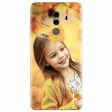 Husa Silicon Personalizata Huawei Mate 10, Transparenta, Print UV, Fotografie la Comanda