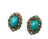 CERCEI CLIPS VINTAGE DIN METAL PATINAT