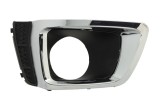Grila bara fata Subaru Forester (Sj), 01.2013-, Dreapta, 57731SG080, 72X12712 cu locas pentru proiectoare, insertie crom