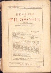 C5620N Revista de Filosofie, 2/1934