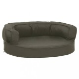 Cumpara ieftin Saltea ergonomica pat de caini, 60x42 cm, gri inchis, aspect in