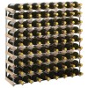 VidaXL Suport sticle de vin pentru 72 de sticle, lemn masiv de pin 282471