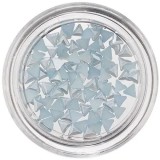 Triunghiuri perlate pentru nail art - bleu, INGINAILS