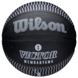 Mingi de baschet Wilson NBA Player Icon Victor Wembanyama Outdoor Ball WZ3017801XB negru