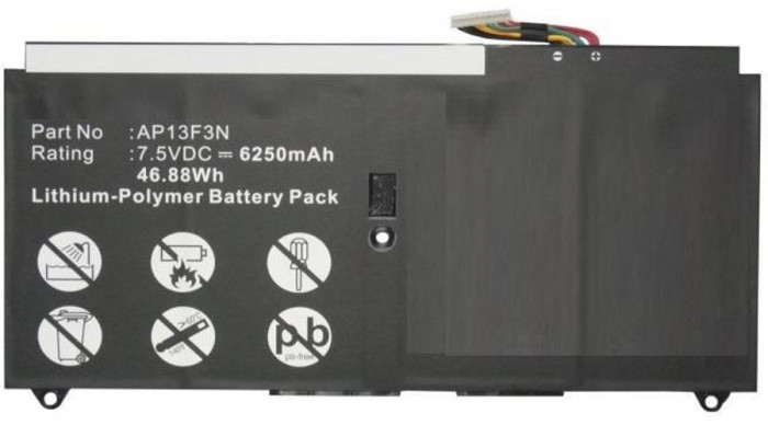 CoreParts Baterie laptop pentru Acer 47Wh Li-Pol 7.5V 6250mAh , Aspire S7-392, Aspire S7-392-54208g12tws, Aspire S7-392-54208g25tws