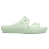 Papuci Crocs Classic Floral Cut-Out Sandal Verde - Jade Tint
