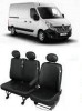 Huse scaune din piele Renault Master 3 locuri 2+1 2015 - 2019, Umbrella