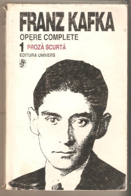 Franz Kafka-Opere complete vol.1 foto