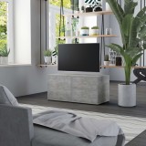 Cumpara ieftin Dulap TV, gri beton, 80x34x36 cm, lemn prelucrat