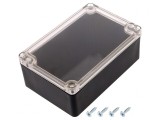 Carcasă universală ABS neagră IP65 90x135x50mm, MASZCZYK