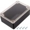 Carcasă universală ABS neagră IP65 90x135x50mm