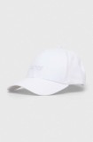 BOSS șapcă de baseball din bumbac culoarea alb, cu imprimeu, 50495121