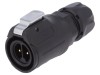 Mufă Circulară 2-Pin Aurită 10A