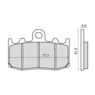 Placute frana sinter BMW K1200S 05 08 Cod Produs: MX_NEW 225101603RM foto