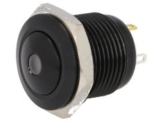 Comutator anti-vandalism Poz 2 SPST-NO 2A/36VDC IP65 roșu