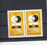 ROMANIA 1978 LP 967 ANUL INTERNATIONAL IMPOTRIVA APARTHEIDULUI PERECHE MNH