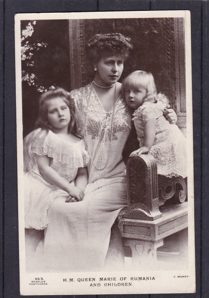 Casa Regala Romana Regina Maria A Romaniei Cu Copii Foto F Mandy Necirculata Fotografie Okazii Ro