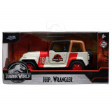 Masina metalica, Jada, Jurassic World, Jeep Wrangler, 1:32