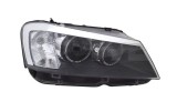 Far Bmw X3 (F25), 11.2014, partea Dreapta, xenon; cu lumina timp de zi tip LED; D1S+PY21W; electric; fara bec descarcare; fara ballast; cu motor, TYC