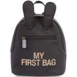 Cumpara ieftin Childhome My First Bag Black rucsac pentru copii 20x8x24 cm