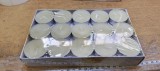 30-pack scented tea lights VANILLA cream D. 3.5 cm Pajoma