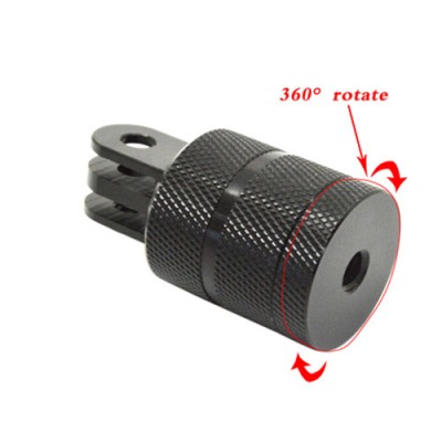 Adaptor rotativ montura GoPro Hero, SJCAM la trepied sau monopied GP290A foto