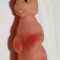 Iepure figurina din cauciuc Aradeanca - varianta culoare rara - are piuitoare