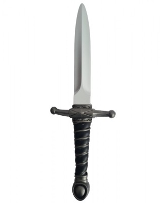 Accesoriu pentru Halloween tip Cutit, 38 cm, material moale, Negru Gri - T322502 foto