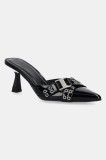 Answear Lab papuci femei, culoarea negru, cu toc cui