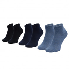 șosete Skechers 3PPK Basic Quarter Socks SK42004-5801 albastru marin