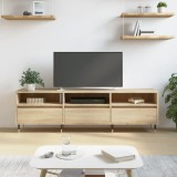 Gossi comoda tv, stejar sonoma, 150x30x44,5 cm, lemn prelucrat