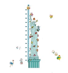 Sticker decorativ, masuratoare statuia libertatii 150 cm, 1410ST foto
