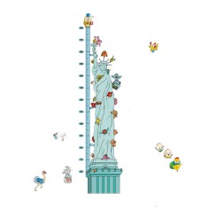 Sticker decorativ, masuratoare statuia libertatii 150 cm, 118STK