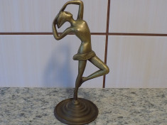 Statueta veche nud / bronz 1.kg 107 GR foto