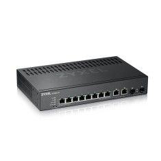 SWITCH ZYXEL, porturi Gigabit x 8, SFP x 2, managed, rackabil, &quot;GS2220-10-EU0101F&quot; (timbru verde 2 lei)