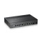 SWITCH ZYXEL, porturi Gigabit x 8, SFP x 2, managed, rackabil, &amp;quot;GS2220-10-EU0101F&amp;quot; (timbru verde 2 lei)