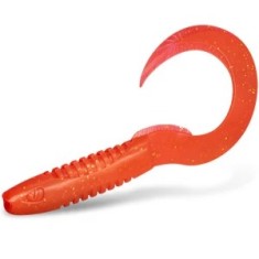 Shad Delphin Twistax Eeltail Uvs, Berry, 6cm, 30buc/pac foto