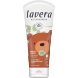 Lavera Sampon si Gel de Dus 2 in 1 pentru Copii cu Aloe Vera Bio - Fara Parfum, Delicat pentru Piele Sensibila, 200ml
