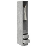 Cumpara ieftin Șifonier, gri beton, 30x50x200 cm, lemn prelucrat