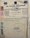 Anii 40 &rdquo;La Lazăr Argintar&rdquo; / Moise Fiul / Adolphe Lazar / PLOIESTI / medaliat la expozitia din Paris / bijuterii, ceasornicarie optica pendule