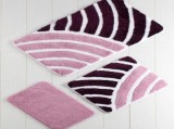 Cumpara ieftin Set 3 Covorase de Baie Helen Purple (Acryl), Chilai Home