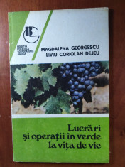 LUCRARI ?I OPERATIUNI IN VERDE LA VITA DE VIE - PRODUS MOMENTAN INDISPONIBIL foto