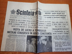 scanteia 25 aprilie 1984-vizita lui ceausescu in constanta si mangalia foto