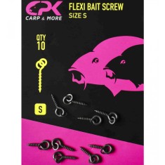 CPK Flexi Bait Screw, 10buc/plic, 9mm