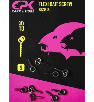 CPK Flexi Bait Screw, 10buc/plic, 7mm foto