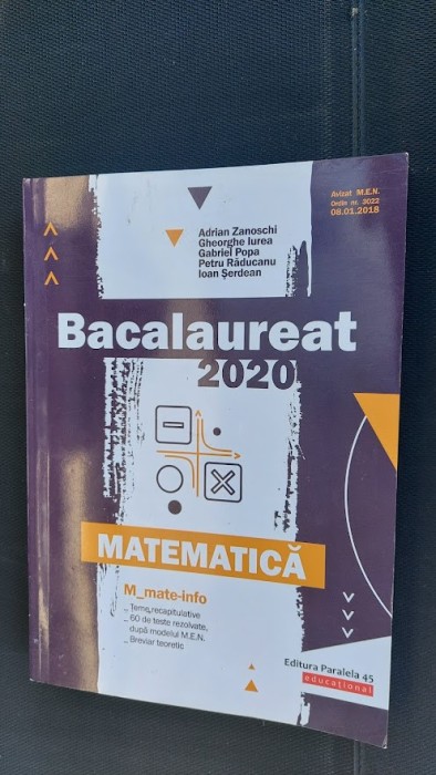 MATEMATICA BACALAUREAT M_MATE -INFO ZANOSCHI IUREA POPA SERDEAN RADUCANU